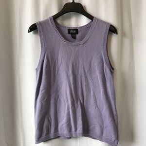 LouLou Lilac Sweater Vest Size Large